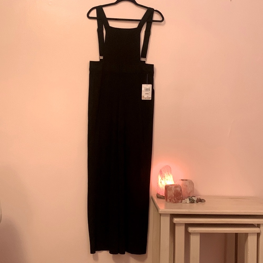 Bebop Wide Leg Overalls w/ Zipper